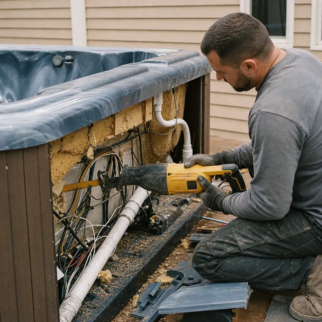 Hot Tub Removal — Junk Removal Kennesaw